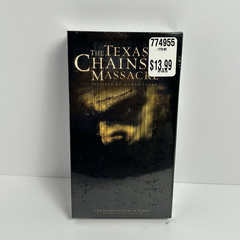 The Texas Chainsaw Massacre (VHS, 2004) Sealed Watermarks